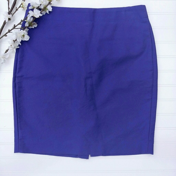 J. Crew Dresses & Skirts - J. Crew Purple No. 2 Pencil Skirt 10 Petite